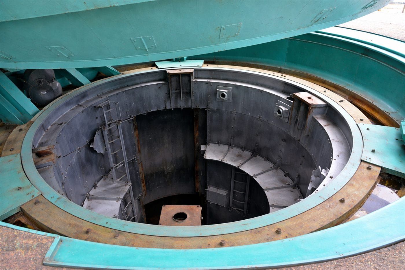 Open Soviet missile silo at Ukraine's decommissioned nuclear arms base